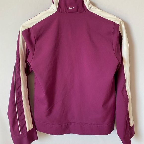 NIKE Purple Track Jacket With Front Zipper & Pockets - Picture 7 of 7